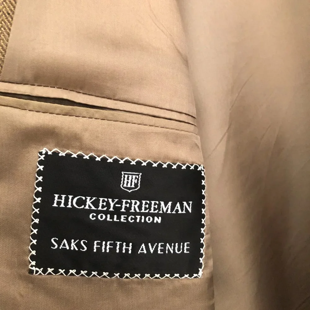 HICKEY FREEMAN Silk/Wool Sport Coat Size 44R - Picture 6 of 12